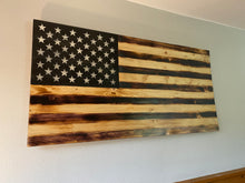 Load image into Gallery viewer, Charred Flat American Flag - Large
