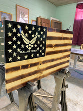 Load image into Gallery viewer, Charred U.S. Airforce Flag - Small
