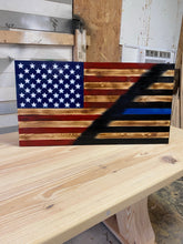 Load image into Gallery viewer, American Thin Blue Line Flag - Small

