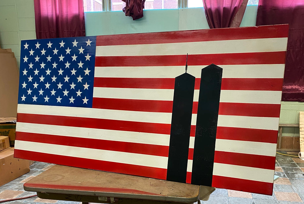 9/11 Memorial Flag - Large